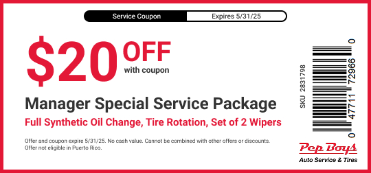 Coupons for Oil Changes, Tires, Brakes &amp; More